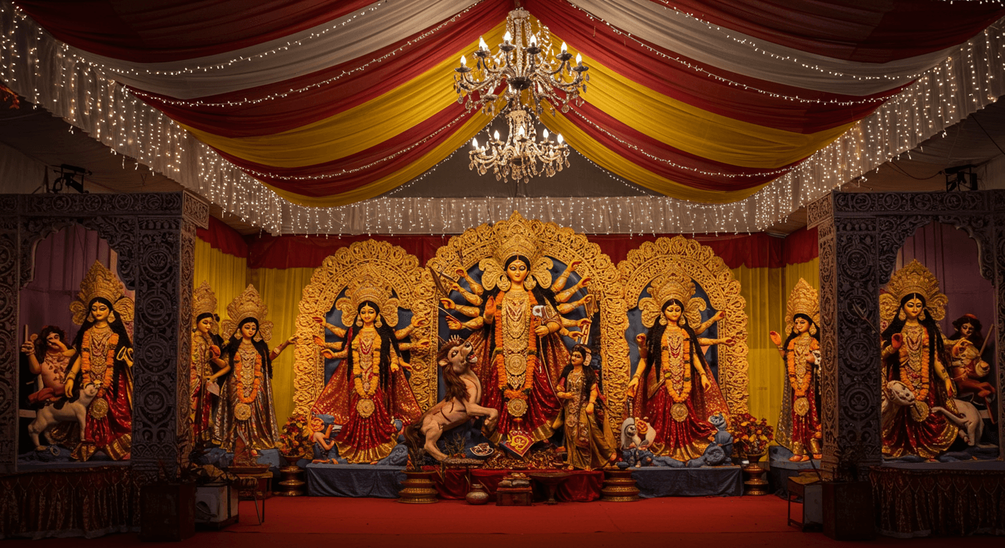 Durga Puja Pandal Hopping Expense Tracker — Kolkata & Beyond (2026)